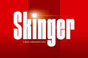 Skinger - A Bold Condensed Sans, a Sans Serif Font by TypeLogue (Thumbnail 1 of 5)