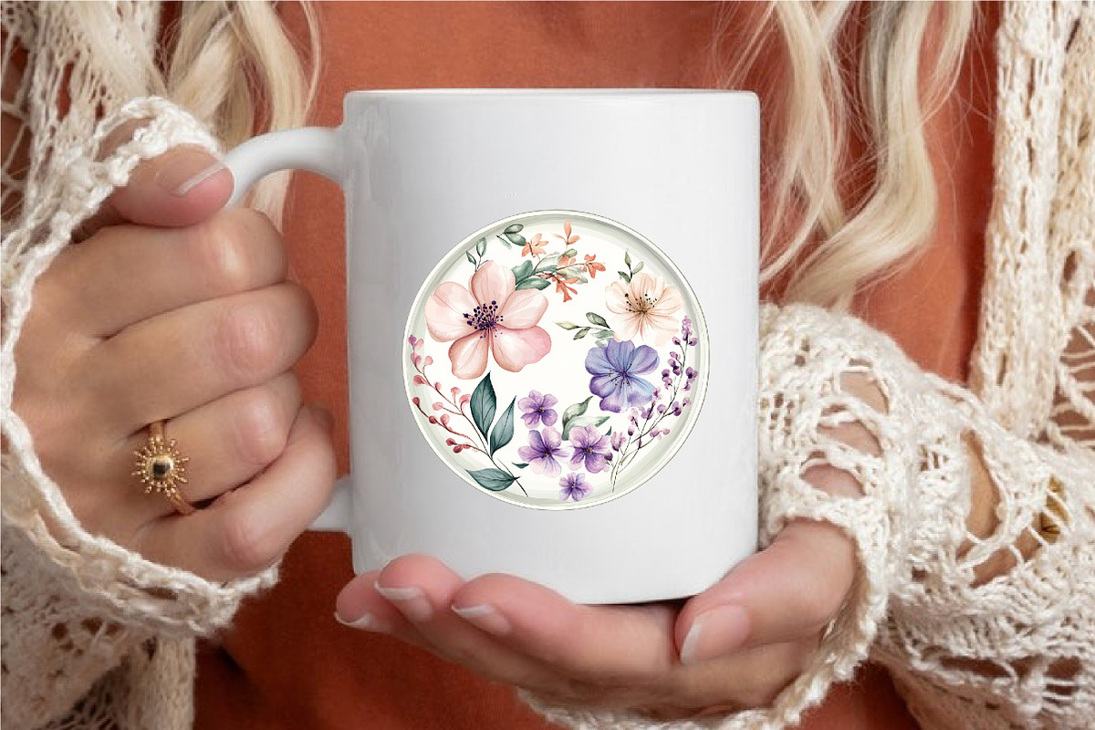 Watercolor Tea Party Clipart Bundle, a Seasonal Illustration by designcity5 (Photo 5 of 5)