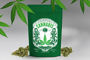 Cannabis Label Logo, a Branding & Logo Template by Shwet Art (Thumbnail 3 of 6)