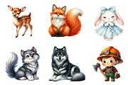 Little Red Riding Hood Clipart, an Illustration by CreationArt (Thumbnail 5 of 7)