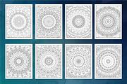 500 UNIQUE MANDALA COLORING PAGES, a Decorative Illustration by ElimesherStudio (Thumbnail 2 of 11)