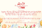 Floral Cute Monogram, a Handwritten Font by Yoga Letter (Thumbnail 4 of 6)