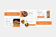 Delicious Food - Google Slides, a Presentation Template by Iqsiart Studio (Thumbnail 3 of 3)