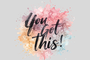 T-Shirt Design You Got This, an Illustration by Creative design (Thumbnail 2 of 2)