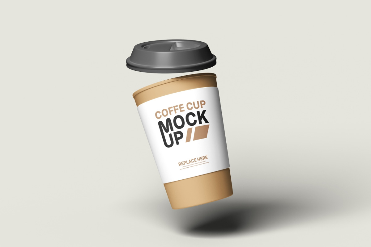 High Quality Coffe Cup Mockup, a Cups & Container Mockup by LOGTURNAL (Photo 2 of 4)