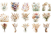 Watercolor Pampas Grass Clipart Png, an Illustration by Designking (Thumbnail 3 of 5)