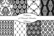 Damask vector seamless patterns, a Pattern Graphic by Alonka's Illustrations (Thumbnail 1 of 9)