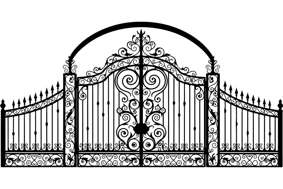 Decorative Iron Gate Bundle, a Decorative Illustration by Designer_Momina (Photo 7 of 26)