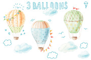 watercolor BOY'S WORLD, a Background Graphic by artnLera (Thumbnail 5 of 6)