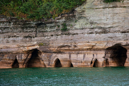 Pictured rocks lake superior stock photo containing nature and adventure