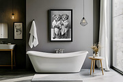 Funny and Cute Bathroom Art Bundle, an Animal Photo by PrintablesByFranklyn (Thumbnail 7 of 10)