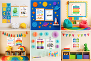 25 Classroom Poster Canva Mockups, an Advertising Mockup by Matisse Studio (Thumbnail 1 of 7)