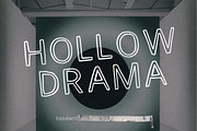 Hollow Drama. Handwritten font, a Handwritten Font by PaperJamLab (Thumbnail 1 of 9)