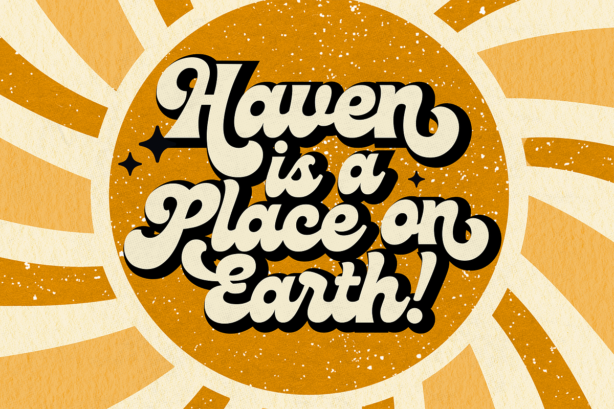 Moonlight - Groovy Disco Typeface, a Script Font by HipFonts (Photo 7 of 11)