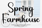 Spring Farmhouse, a Handwritten Font by InermediaSTUDIO (Thumbnail 1 of 7)