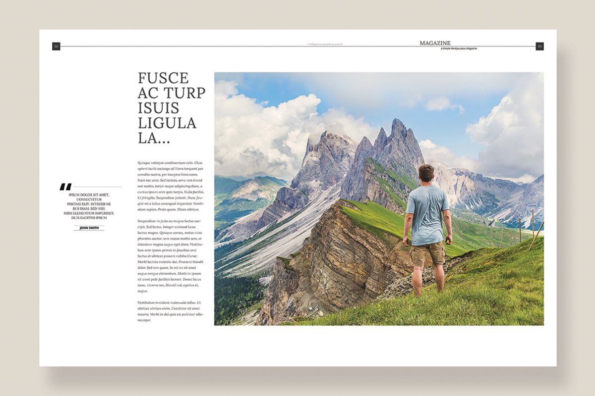 Magazine Template 11, a Magazine Template by pmvch (Photo 7 of 12)