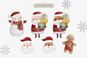 Cute Christmas Watercolor Collection, an Illustration by Point and Poem (Thumbnail 2 of 9)