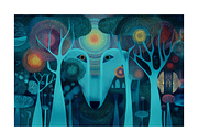 Enod. Enchanted Forest Animal Spirit, an Animal Illustration by milatovar (Thumbnail 17 of 19)