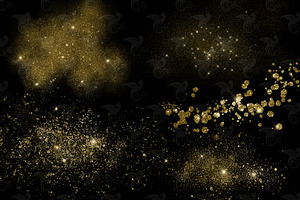 Gold Pixie Dust Clipart