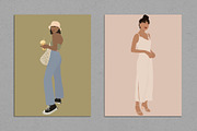 Summer Look Modern Art, a Decorative Illustration by Miracles Everywhere (Thumbnail 3 of 10)