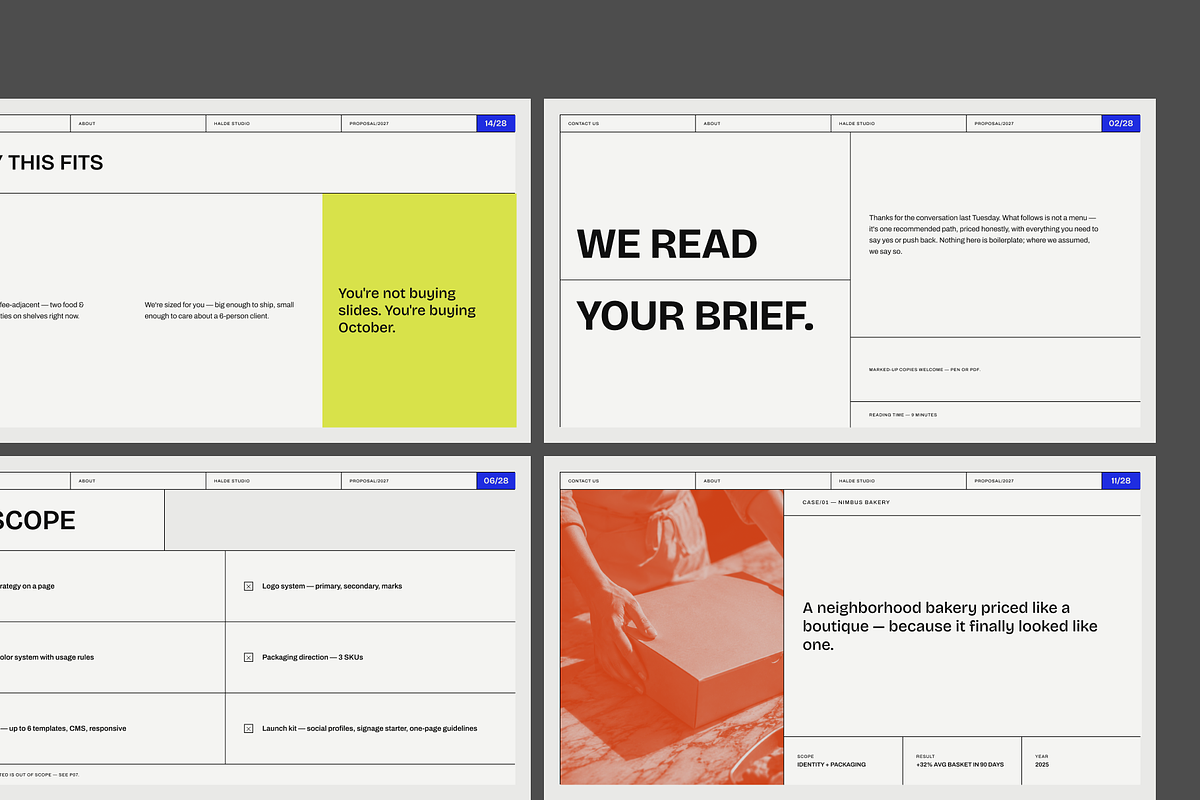 Scope -PPT-Figma Client Proposal Kit, a Presentation Template by xStudio (Photo 2 of 5)