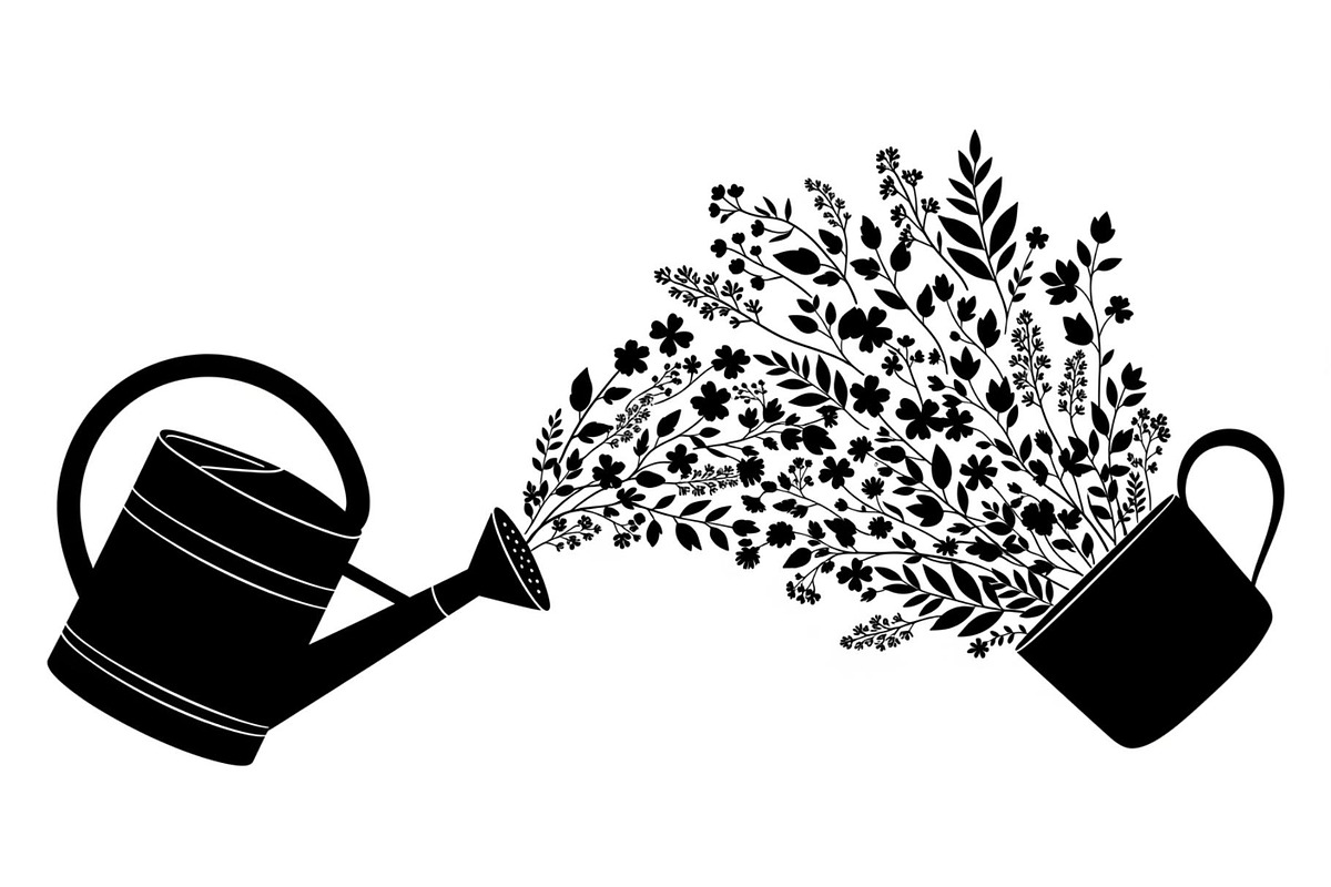 Floral Watering Can Design Bundle, an Illustration by Gaye Art (Photo 30 of 31)