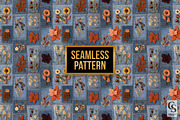 Embroidered Denim Seamless Pattern, a Pattern Graphic by Creative Store (Thumbnail 4 of 5)