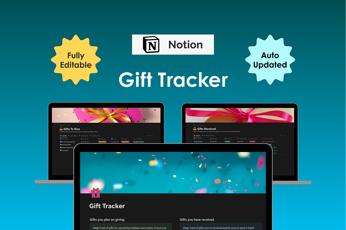 Notion Gift Tracker