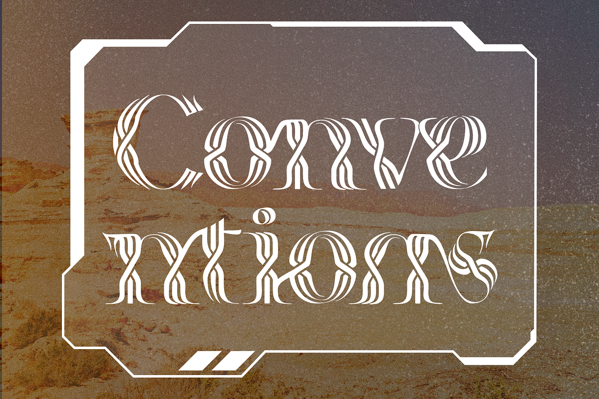 Expand Further – Inline Font, a Serif Font by 177Studio (Photo 2 of 8)