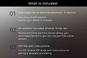 Yoga studio Canva website Template, a Websites & App Template by Amiraliya (Thumbnail 2 of 5)