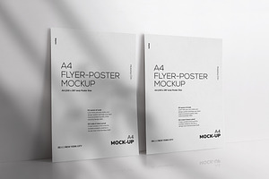 A4 Flyer - Poster Mockups Bundle