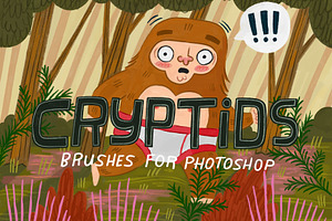 Cryptids Brush Pack (Photoshop)