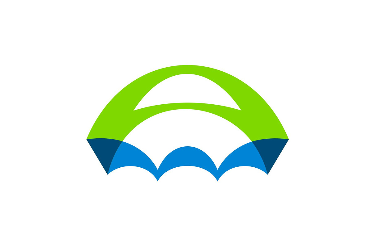 Letter A Umbrella Logo, a Branding & Logo Template by Buqancreative