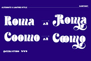 Gloofunky - Elegant Display Font, a Serif Font by Qweera Studio (Thumbnail 5 of 10)