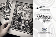 Enchanted Forest Linocuts, an Object Illustration by WhiteRiverStudio (Thumbnail 3 of 5)