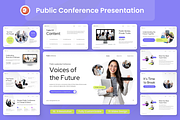 Public Conference Presentation, a Presentation Template by Annora Studio (Thumbnail 1 of 7)