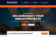 Construction Elementor Template Kit, a Landing Page Template by Elite Templates (Thumbnail 2 of 15)