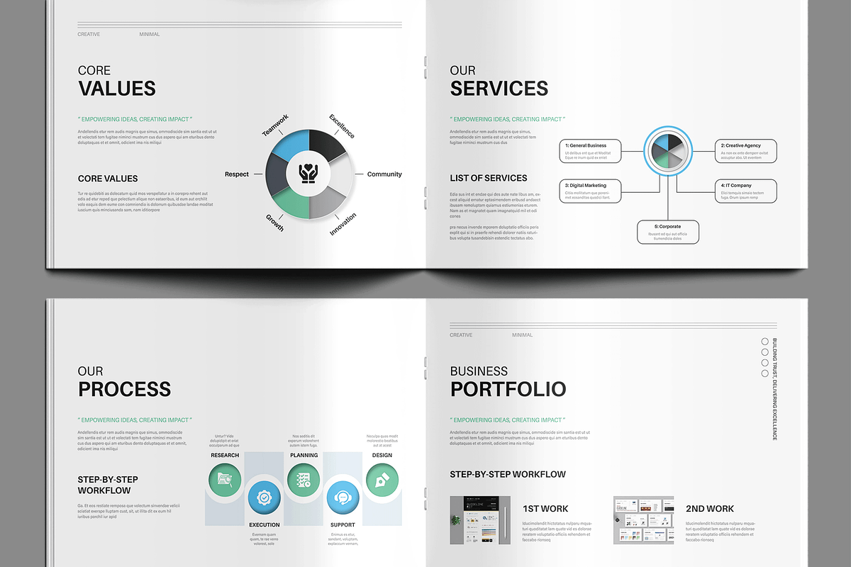 Landscape Company Profile Design, a Brochure Template by MightyDesign (Photo 4 of 8)