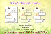 8 Easter Chocolate Holders, a Graphic by Adalin Shop (Thumbnail 3 of 5)
