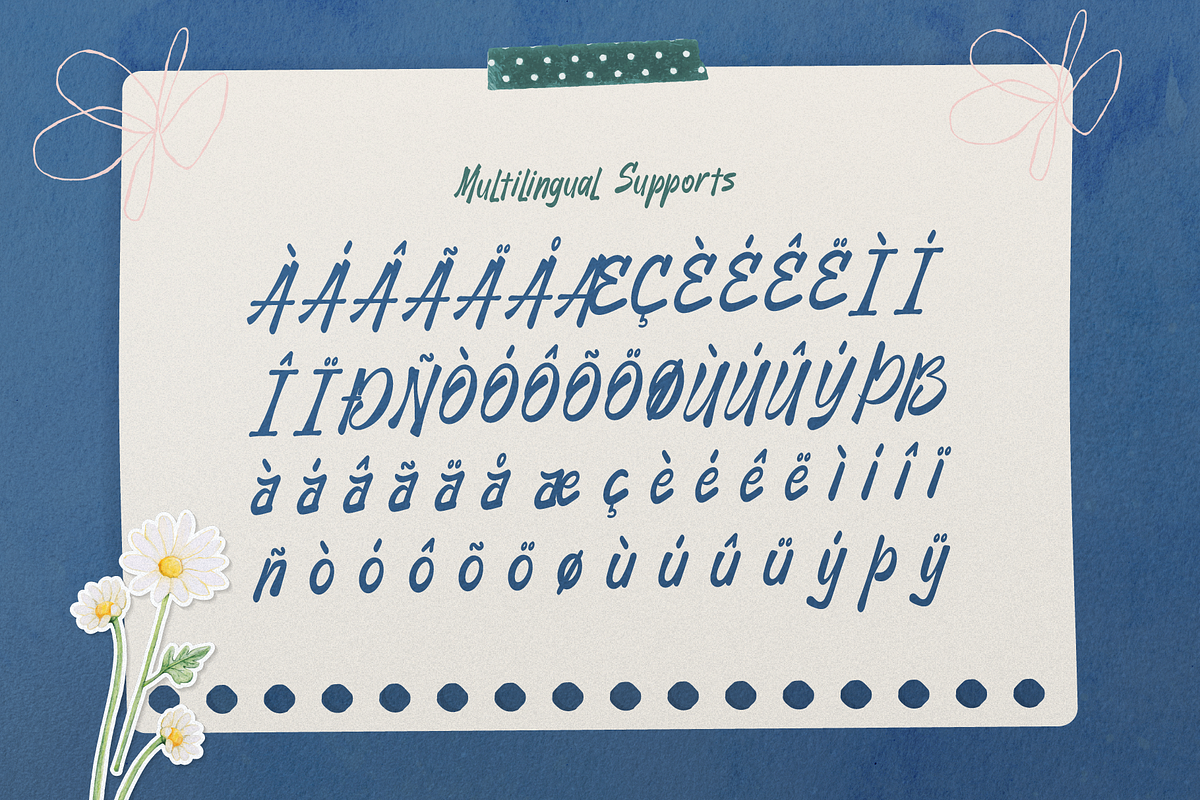 Blau Forte | Casual Handwritten, a Handwritten Font by gracetype_studio (Photo 10 of 12)