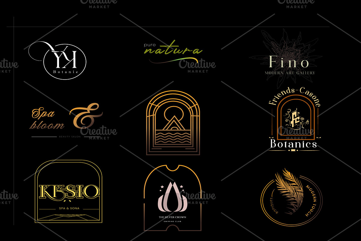 Hand made Botanic Logo KIT, a Branding & Logo Template by Zsstudio (Photo 2 of 8)