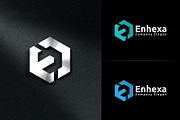 Letter E Logo | En Letter logo, a Branding & Logo Template by Amadul11 (Thumbnail 1 of 4)
