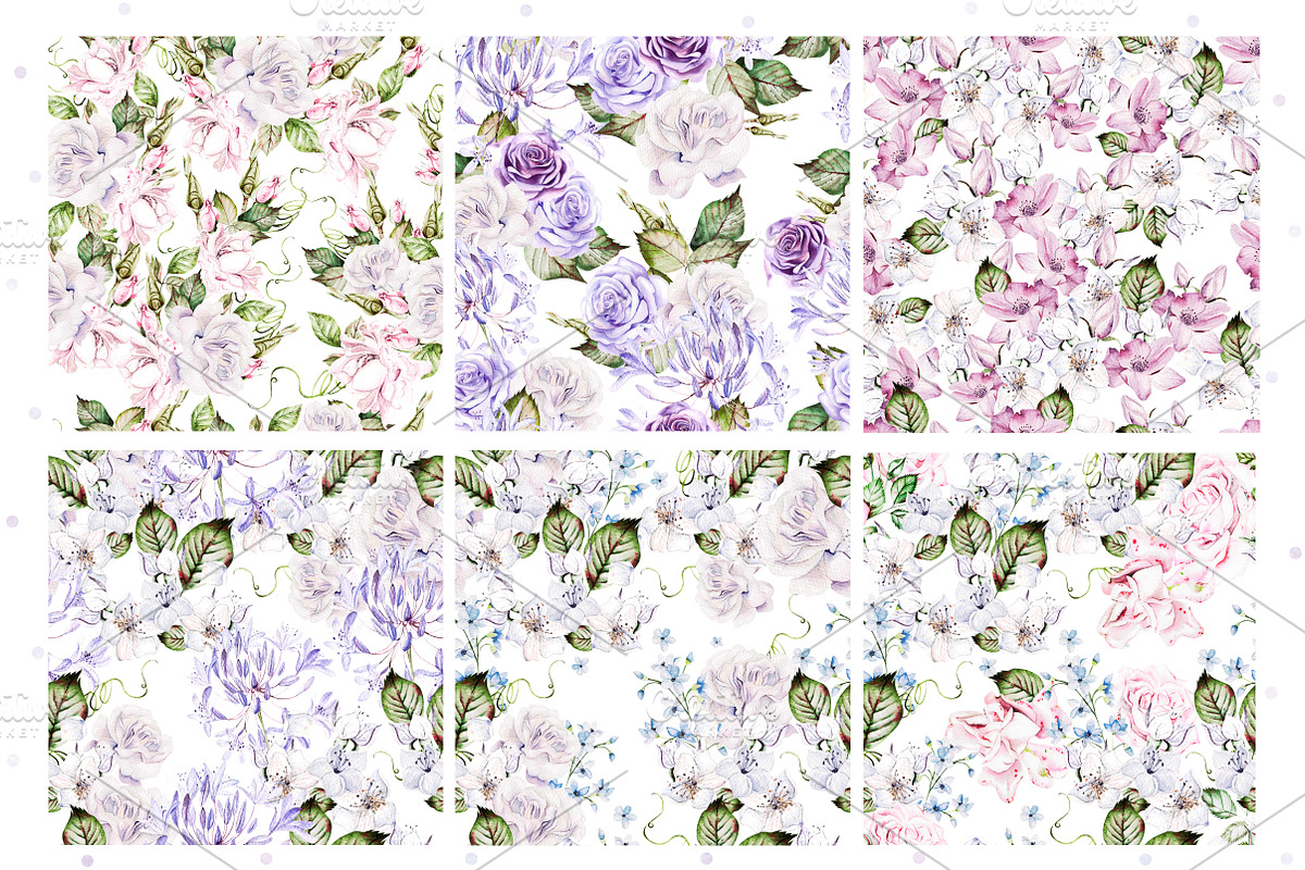 Watercolor Wedding Tender Flowers, an Object Graphic by Knopazyzy (Photo 16 of 17)