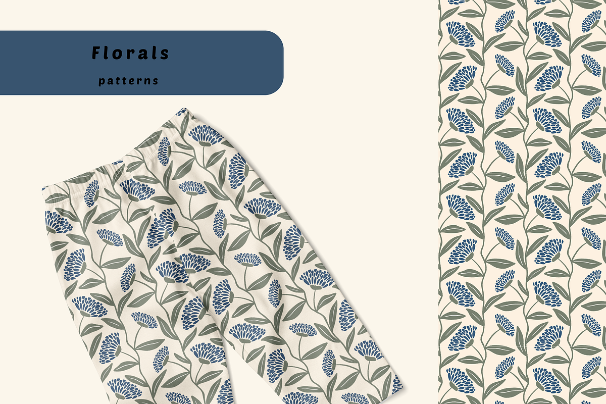 Florals, a Pattern Graphic by AnnaEshka (Photo 1 of 2)