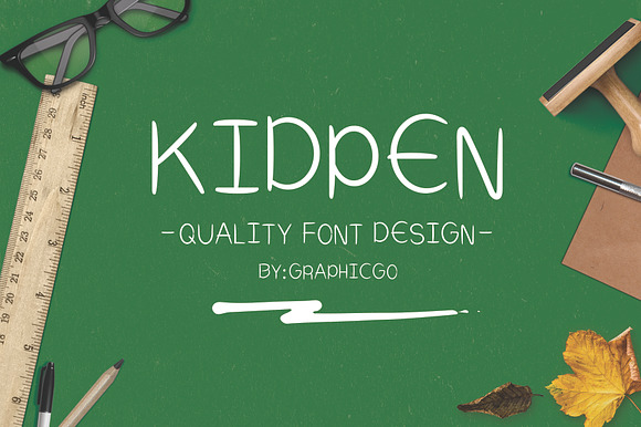 KidPen Font preview 4