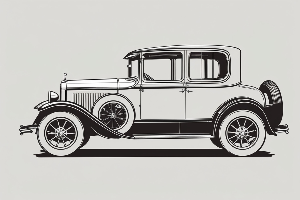 8 Vintage Car Silhouette Bundle, an Illustration by Creativeshirt (Photo 7 of 9)