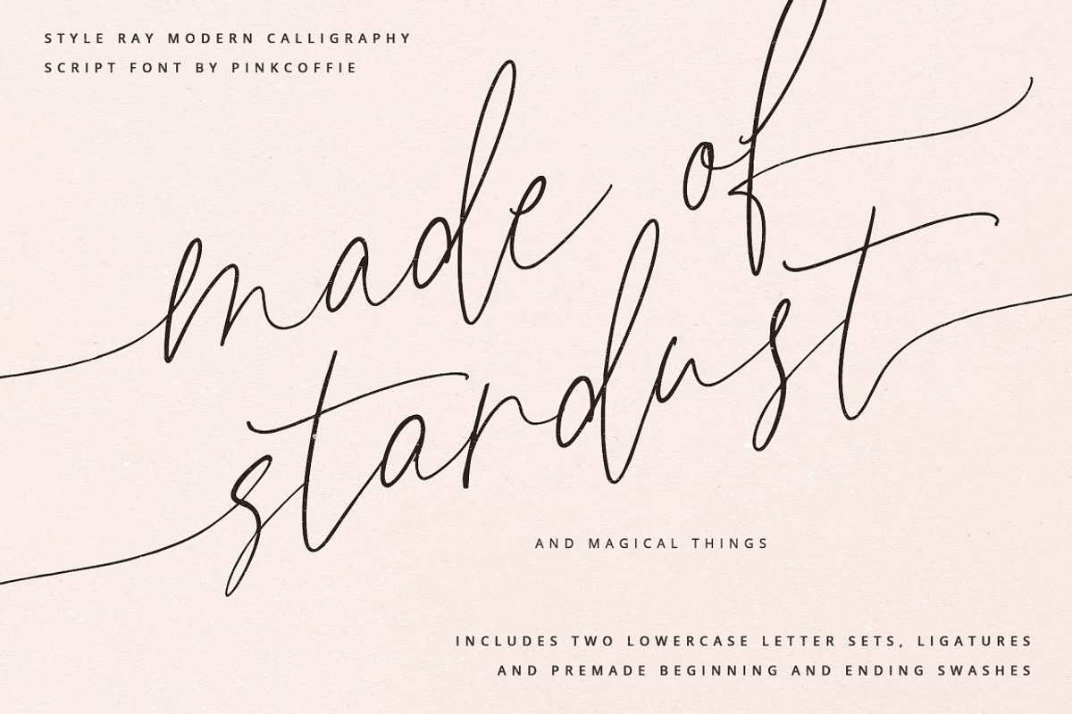 Modern Font & Logo Bundle - 85%Off, a Script Font by Pink Coffie (Photo 36 of 65)