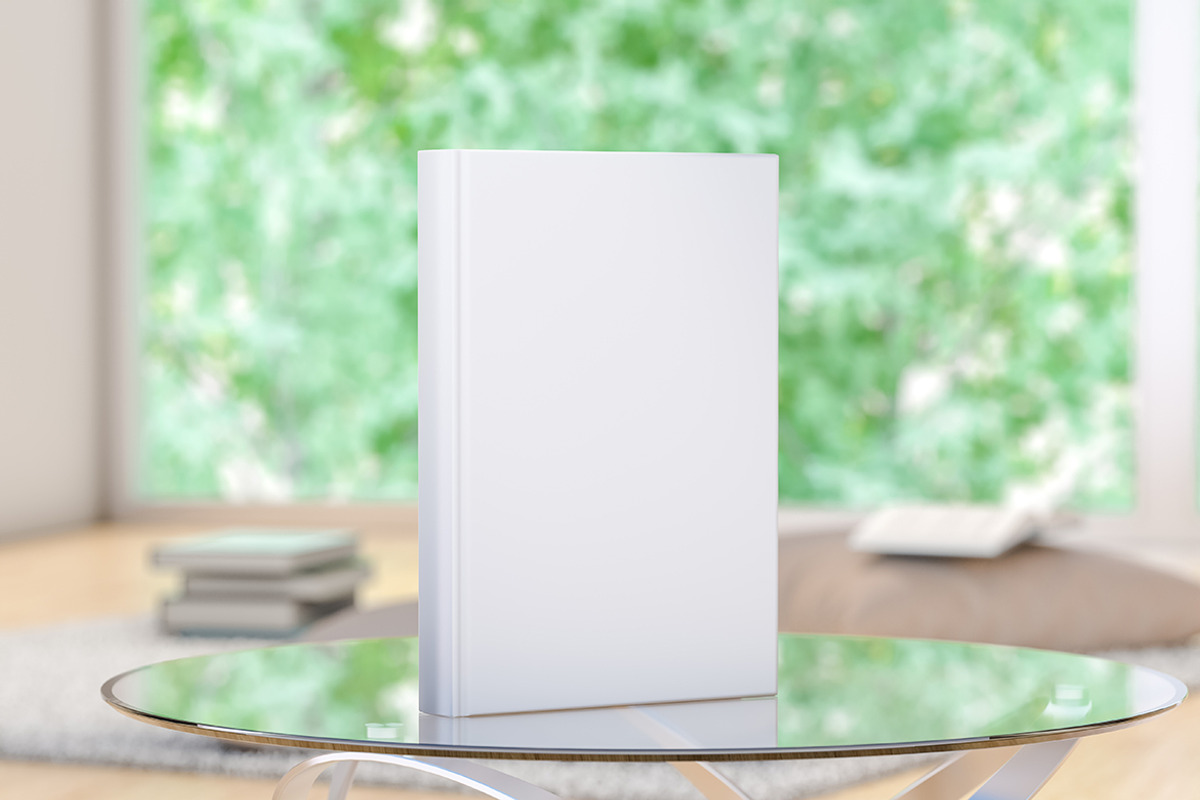 Mockup book in stylish living room, a Household Mockup by Daniel Megias (Photo 2 of 2)