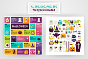 Halloween Flat Infographics Concept, an Illustration by Anna_leni (Thumbnail 1 of 3)