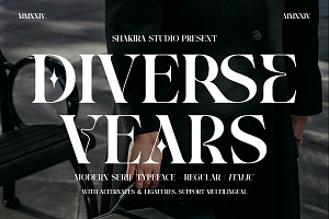 Diverse Vears - Modern Serif Font